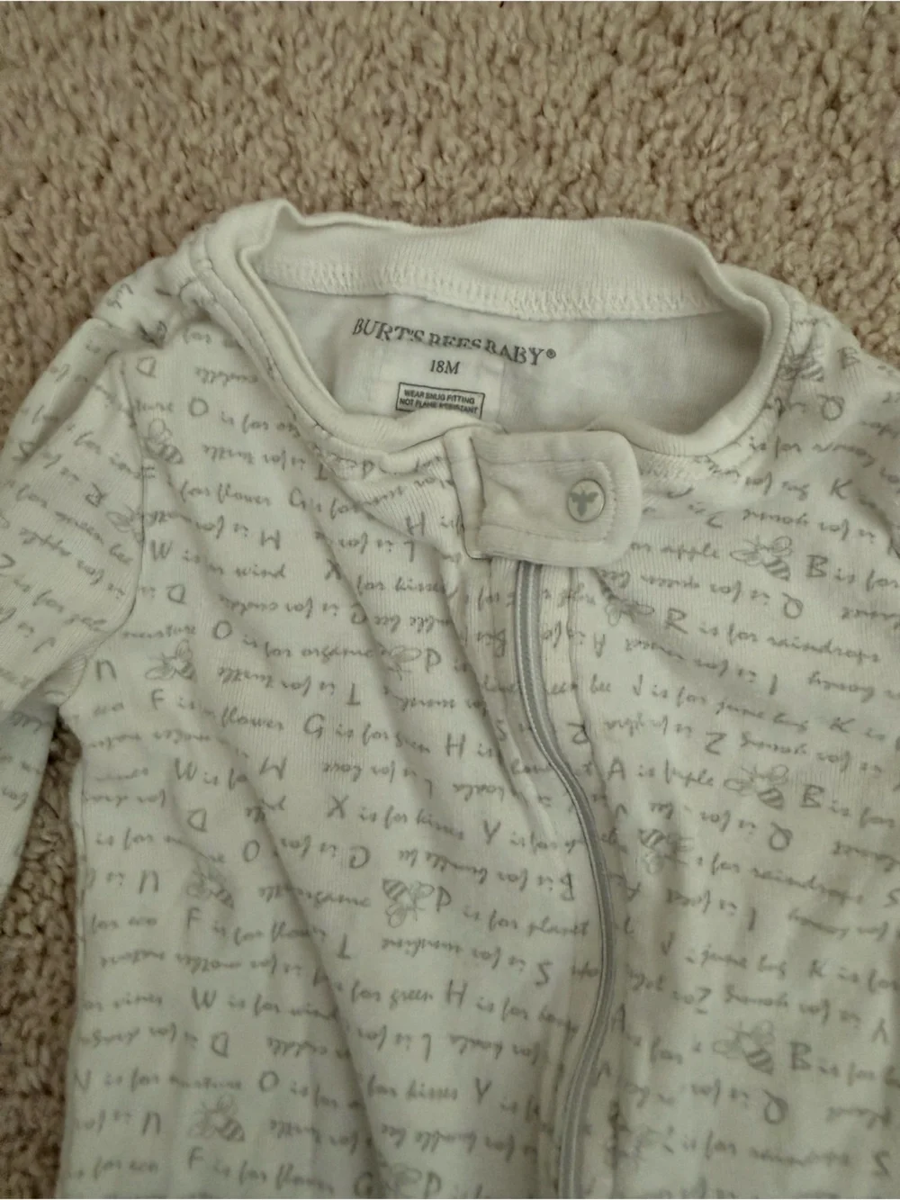N/A onesies burts